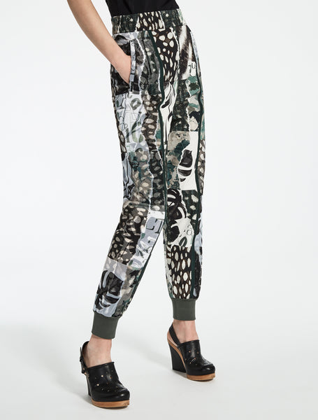 Cotton poplin trousers