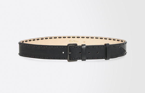 Leather belt